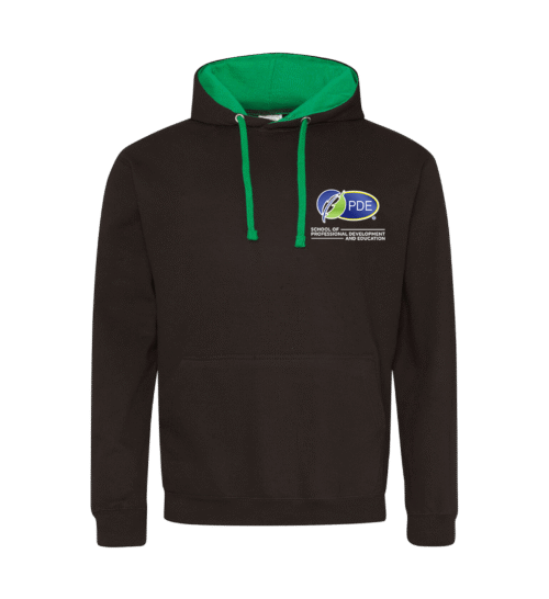 Black and Green Hoodie - School of PDE